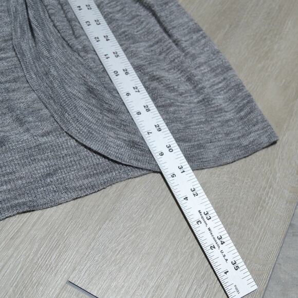 Merona Woman's Gray Open Front Cardigan Size Large - Picture 10 of 11